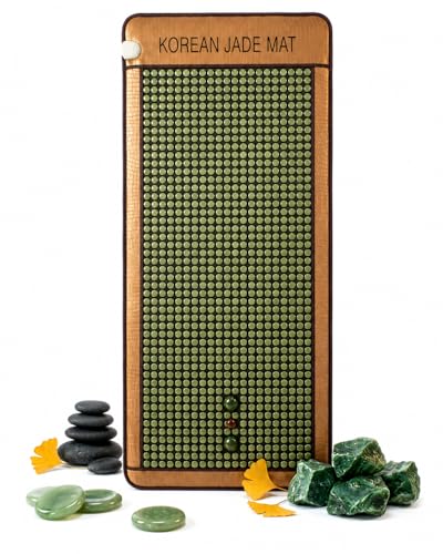 Image of Carefit Jade Infrared Heating Mat 80x190 cm Body Relaxation | Full Body Physical Pad | Pure Natural Nephrite Crystalline Layer | TENS-Ready Remote Control | Dedicated Women Comfort Zone