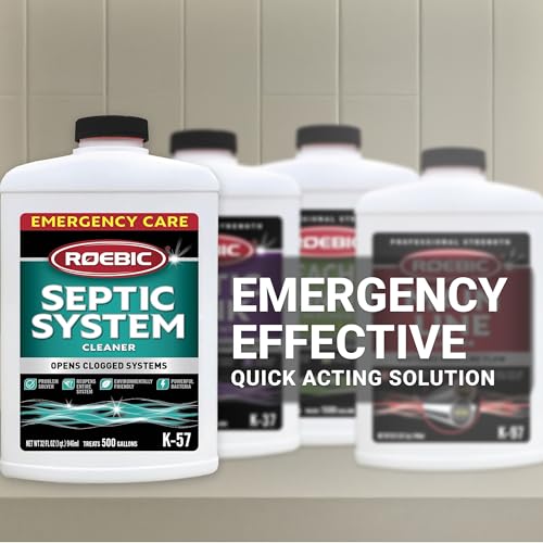 image for Roebic K-57-Q Septic System Cleaner: 32 Ounces, Cleans and Maintains S