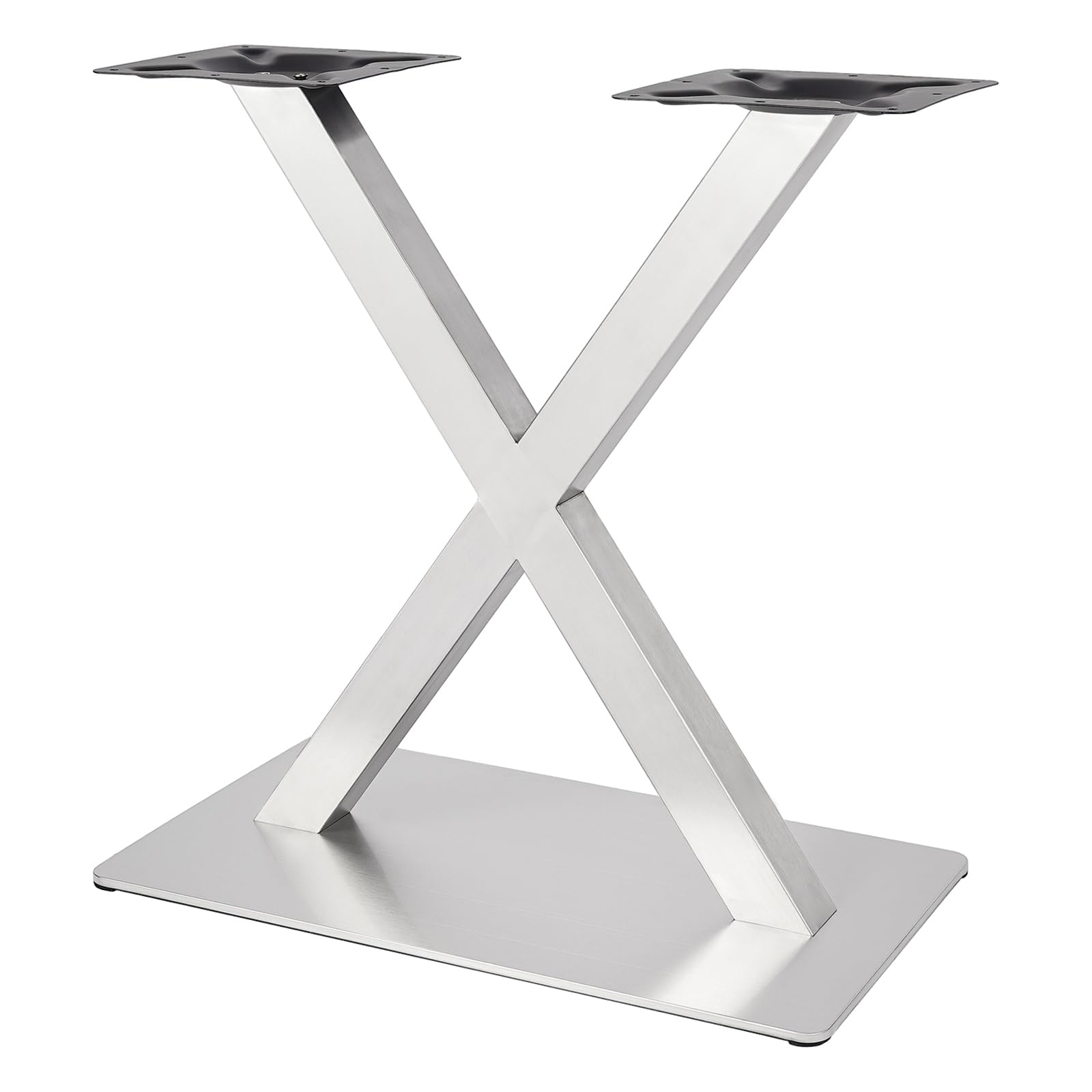 Patas de Mesa de Metal en Forma de X - Estructura de Acero Inoxidable para Mesa de Café, Comedor, Escritorio, Banco - 72 cm de Altura