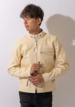 【極美品】フリーダム 革ジャン 白 44インチ 楽天市場】革ジャン 本革 シングルライダース メンズ ライダース