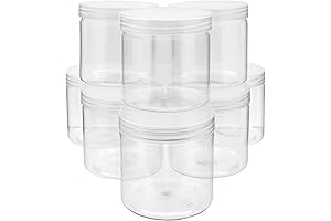 Juvale Clear Slime Containers with Lids: The Ideal Storage for Your Slimey Creations