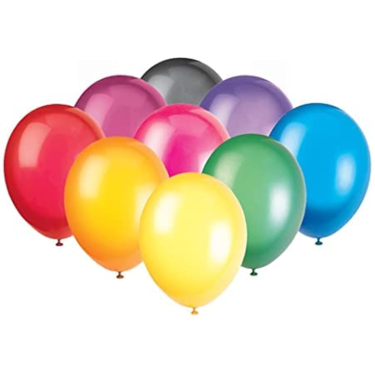 Mr.Gadget's Solutions 12'' Latex Crystal Assorted Colour Balloons, Pack of 50