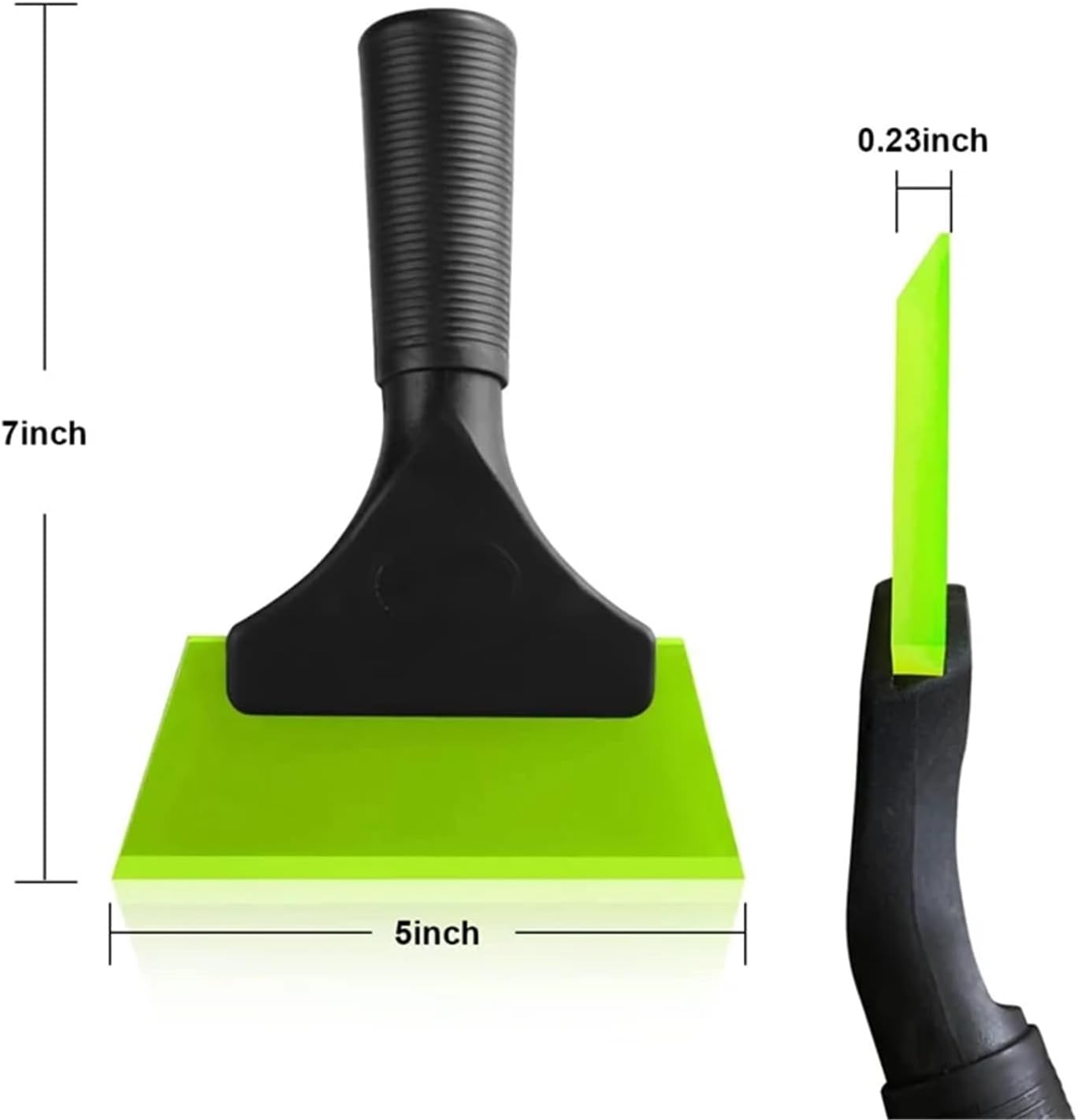Mini Squeegee 4pcs Silicone Car Scraper - Rubber Water Wiper, Window Tint/Glass/Mirror, Car Accessories(Green)