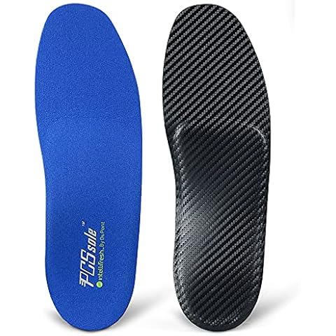 PCSsole Arch Support Leather Shoe Inserts, Odor Control Replacement Insoles, Thin Orthotic Comfort Insoles for Flat feet, Plantar Fasciitis, Foot Pain, Both Men and Women(23cm) Cover