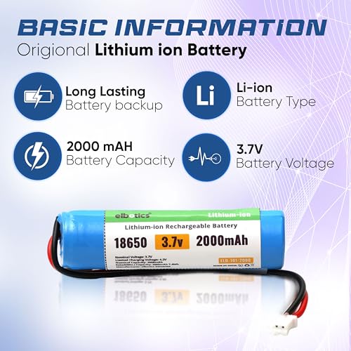 Image of 3.7 V 2000 mAh Rechargeable Batteries Lithium-Ion Battery with XH2.54 /2P Connector for DIY Electronic Products Toys Lighting Bluetooth Devices (2000mAh PH2.0)