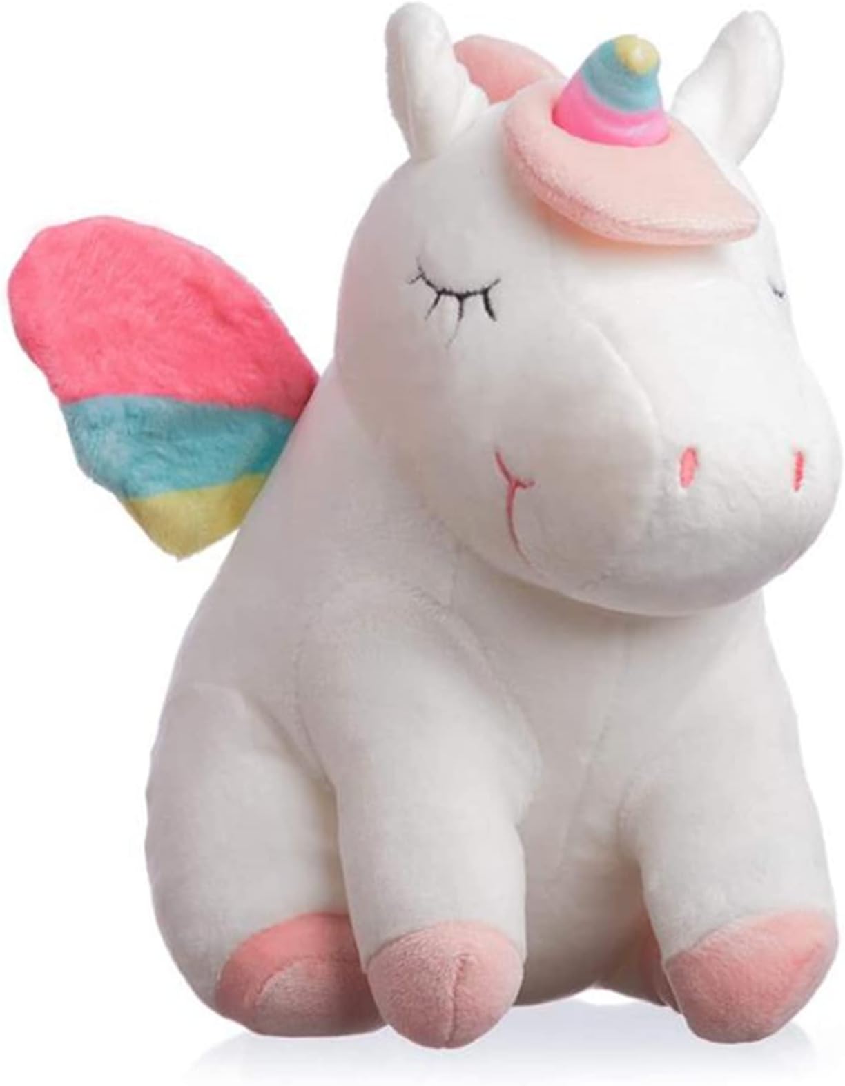 AM ANNA Unicorn Stuffed Animal Plush Toy,9.8 Inch Cute Soft Rainbow Unicorn Plush Stuffed Animal Toy Doll, Gift for Kids Babies Birthday Party Home Décor