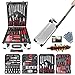 Tool Sets for Men, Tool Kit with Rolling, Complete Household Tool Set, Aluminum Trolley Case Tool Set,Tool kit as Gift on Father's Day