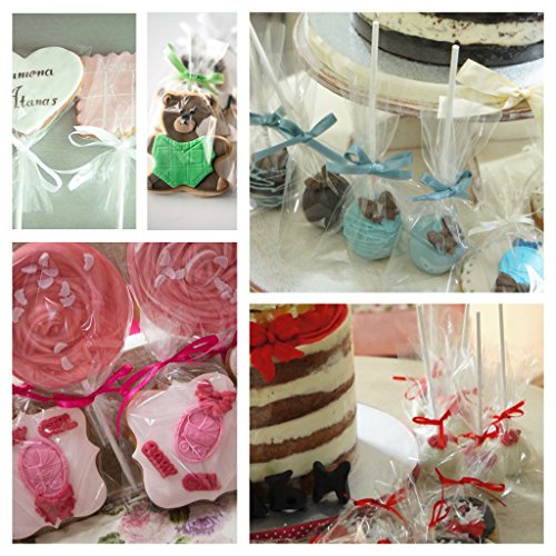 kgpack 200 cellofaanzakken doorzichtig 10 x 25 cm cellofaanzakken transparant verjaardagsfeestje voor kleine kinderen… - Afbeelding 4