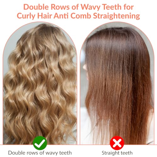Peine de Dientes Anchos para Cabello Rizado 2 Pzs miniatura 5