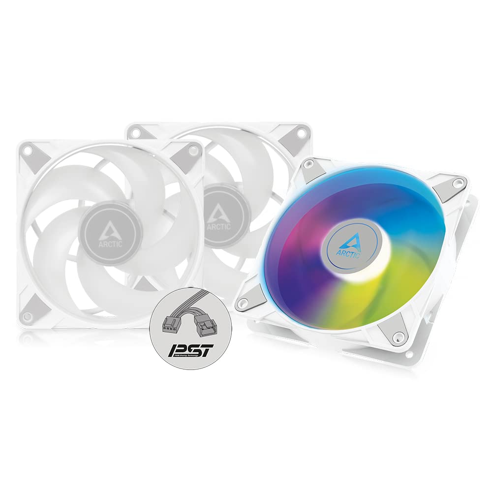 ARCTIC P12 PWM PST A-RGB (3 Pack) - 120 mm PWM case Fan Optimized for Static Pressure, case Fan, semi-Passive: 200-2000 RPM, 5V 3 pin ARGB LED, Single Fan - White (B09MJDRYM9) Amazon Price History, Amazon Price Tracker