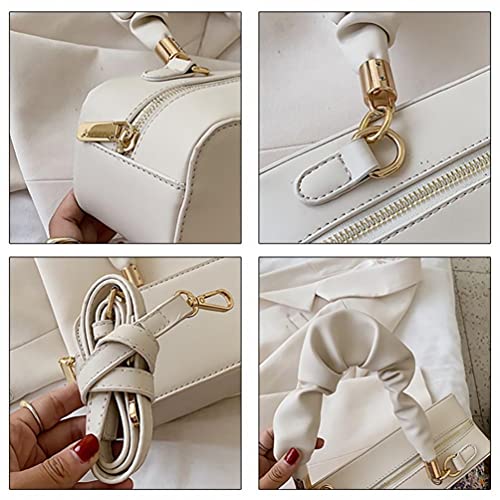 Amosfun Bolsa de axila de couro de poliuretano, uma bolsa de ombro chique, bolsa transversal, bolsa