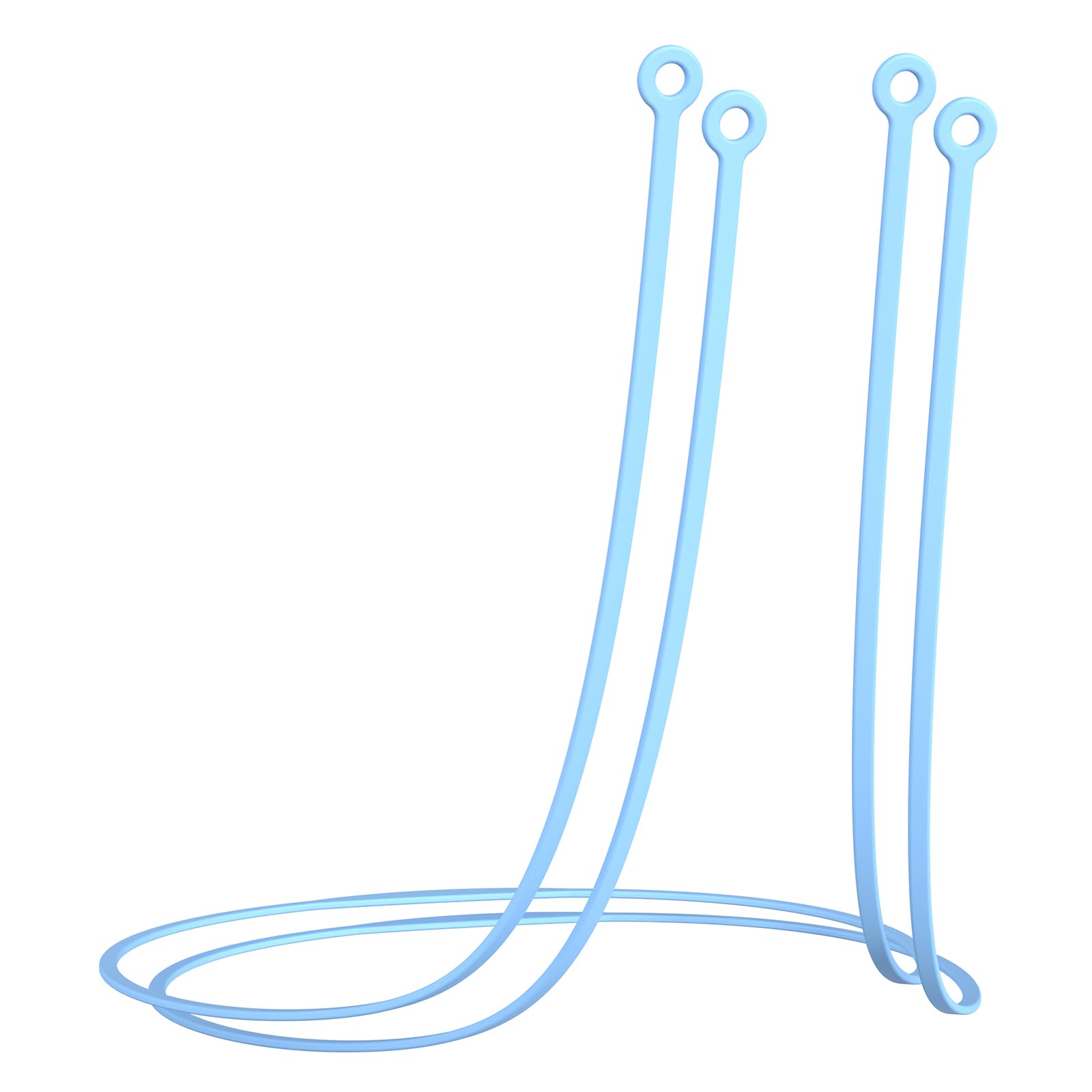 DOB SECHS 2Pack Silicone Earplugs Cord, Compatible with Loop Quiet/Engage/Experience/Vibes, Sports Running Connector Cord for Earplugs with Removable