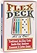 Flexdeck: (Dominoes, Word Games, Card Games Combined) All in one Deck of Playing Cards for Kids and Adults to Travel and Play at Home