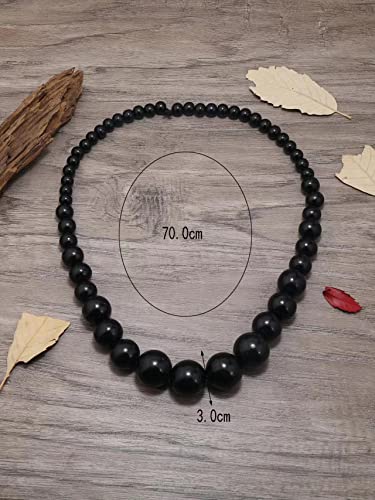 COLORFUL BLING Ethnic Large Chunky Wooden Beaded Necklaces Boho African Statement Necklace Handmade Tribal Collar Choker Bib Jewelry4