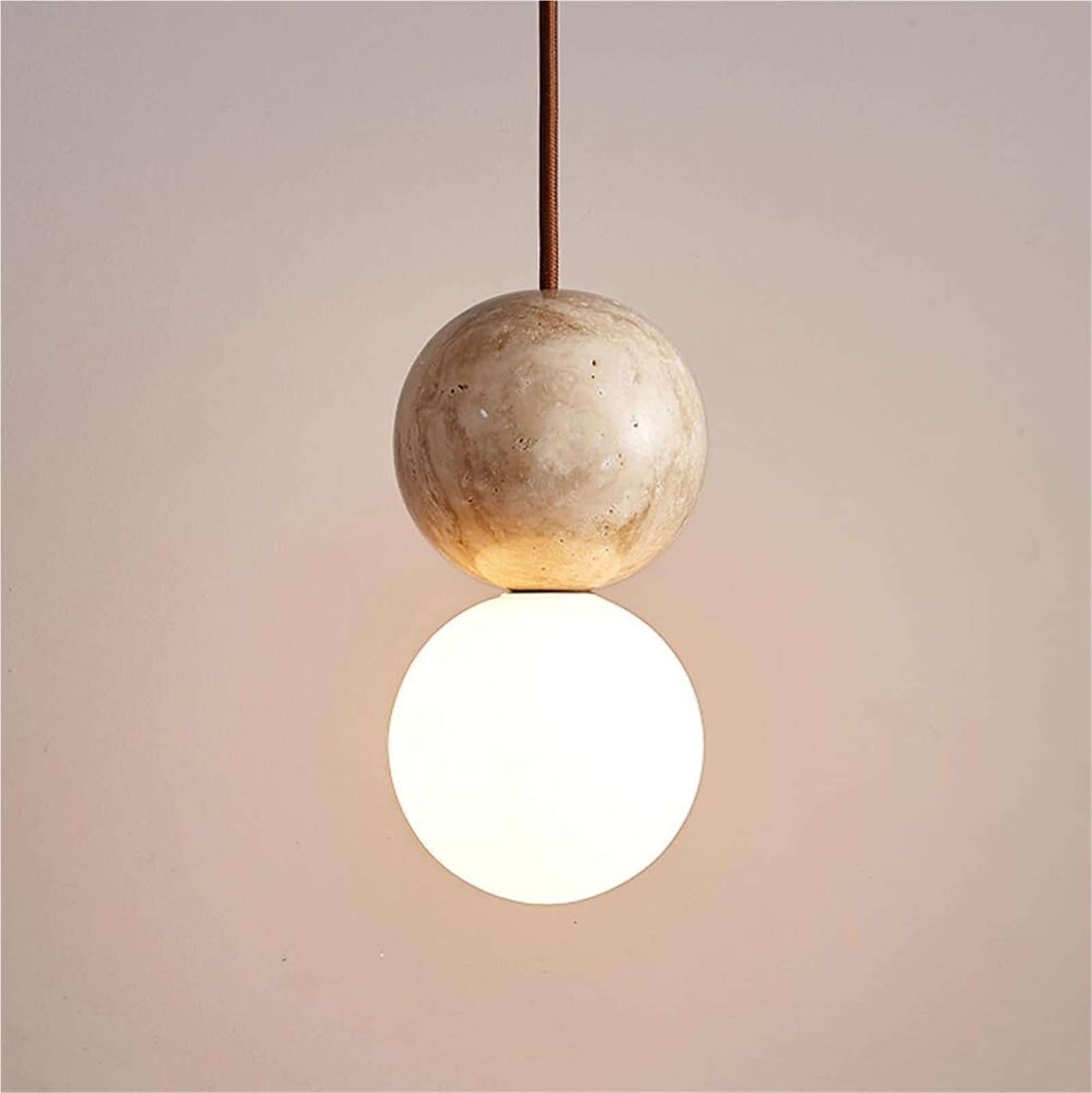 HUAYUSEDF Vintage Mid Century Long Linear Milk Glass Pendant Lamp Chandelier Hanging Lighting Ceiling Fixture for Foyer Entryway Dining Room Bedroom Bar