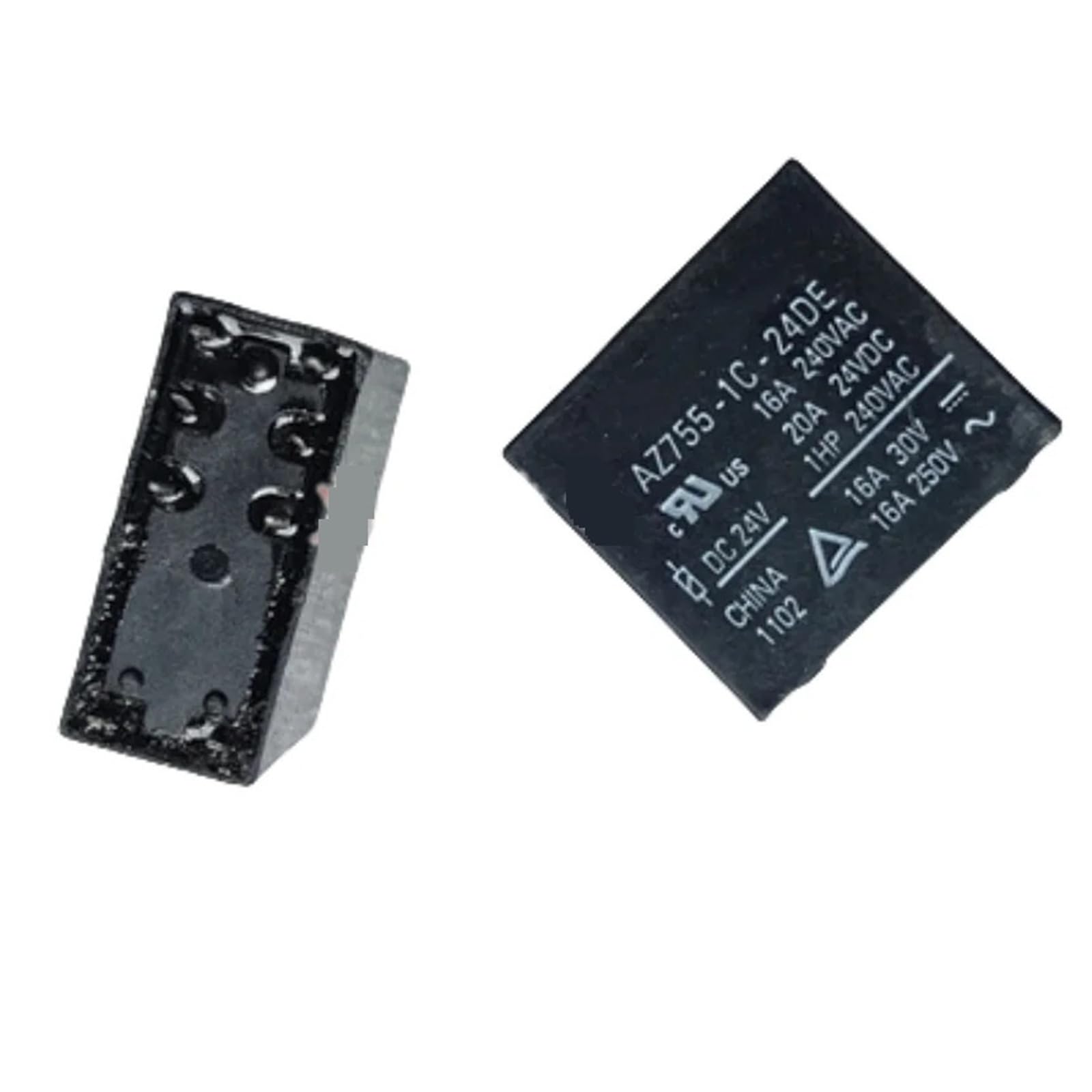 Relais Az755-1c-24de DC24V 8 broches pour commutation de puissance 16A