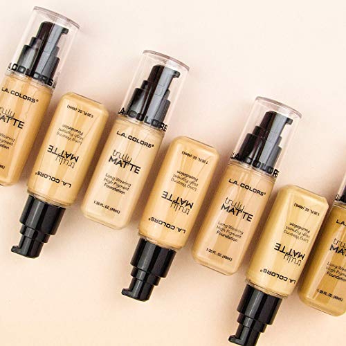 Image of L.A. COLORS Truly Matte Foundation, Deep Tan CLM361 (Pack of 2)
