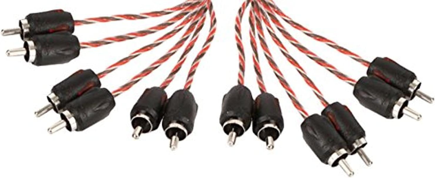 SI4612 12-Foot 4000 Series Professional 6 Channel RCA Interconnects
