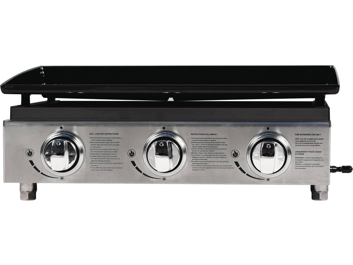 Habitat et Jardin Plancha Presto 3-3 quemadores - 9.7kW - Gris