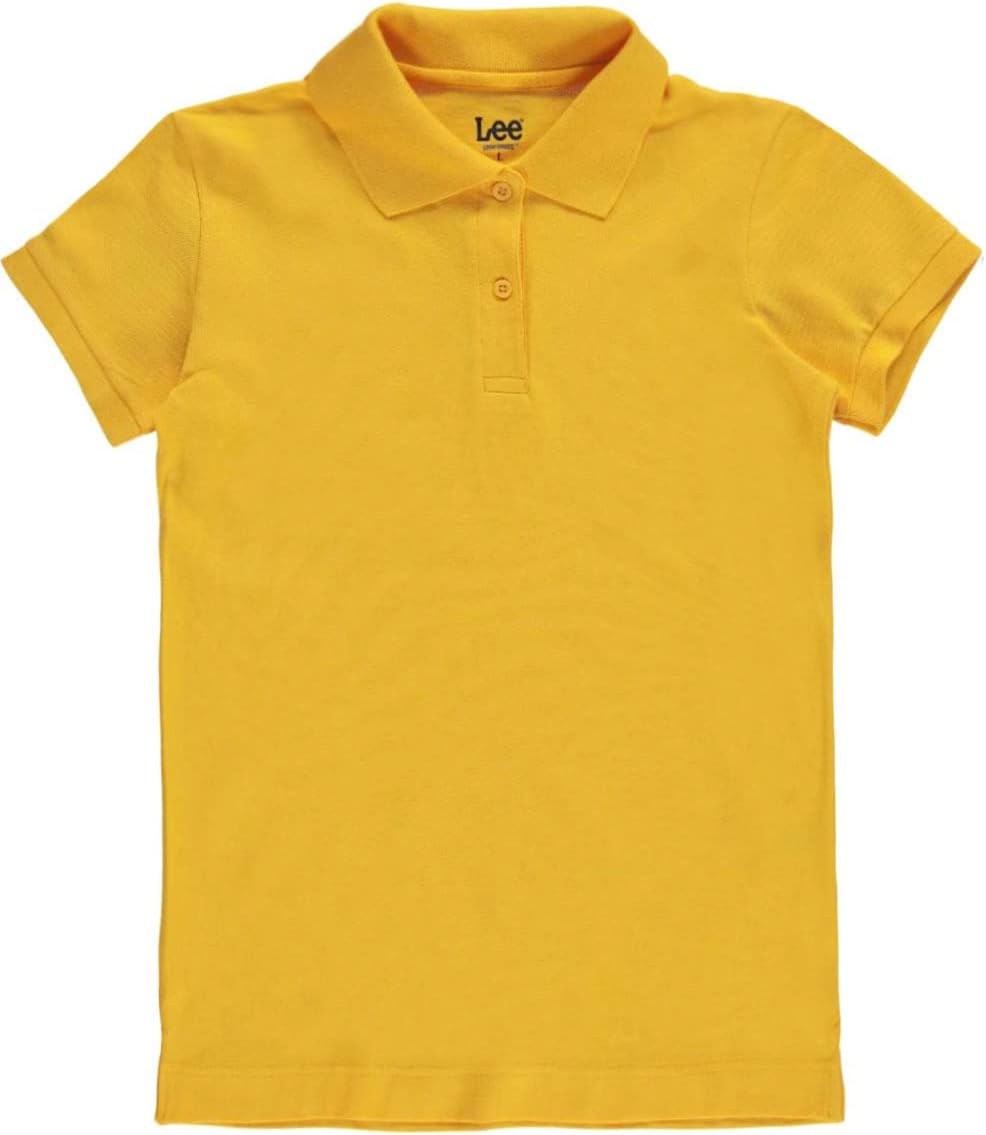 Lee Uniforms Standard Fit S/S Pique Polo (Junior Sizes S - 3XL) - Gold, l
