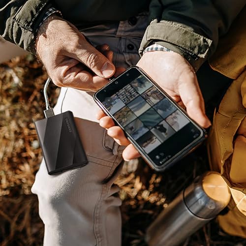 Memorie T9 MU-PG2T0B SSD Esterno Portatile da 2TB, USB 3.2 Gen 2x2, 20 Gbps, Nero - Hdd - Immagine 4