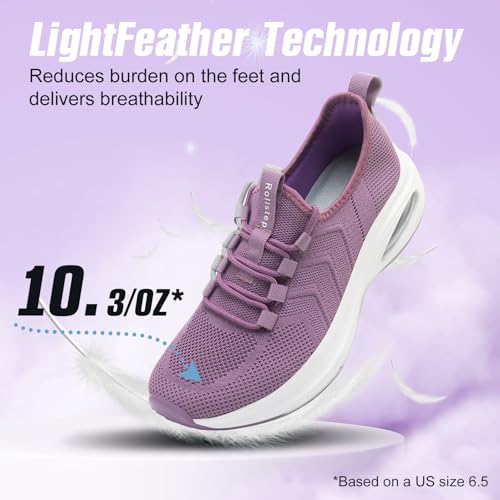 Image of Wide Toe Box Shoes Women Extra Wide Width Sneakers Air Cushion Road Running Shoes Ultra Light Tennis Gym Workout Training Shoes Breathable Walking Shoes with Arch Support