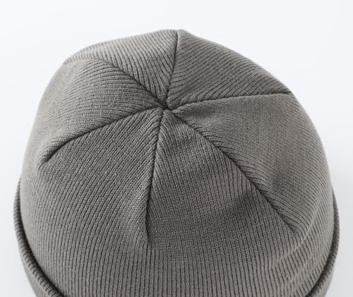 Image of Home Prefer Mens Winter Hats Acrylic Knit Cuff Beanie Cap Warm Womens Beanie Hat