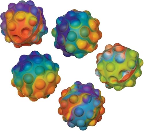Raymond Geddes Everlasting Pop N Ball - Juego de juguetes para ansiedad paquete de 12 unidades multicolor 72035