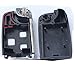 KEMANI Uncut 3 Button Folding Remote Key Shell fit for FJ Land Cruiser Flip Case Replacement