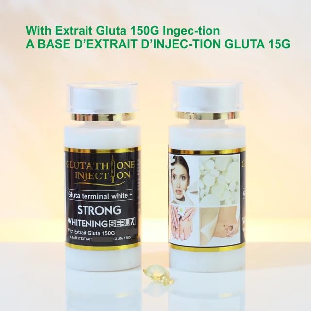Serum gluta terminal with gluta injection 150G for face and body 120ml :  Amazon.com.be: Beauty