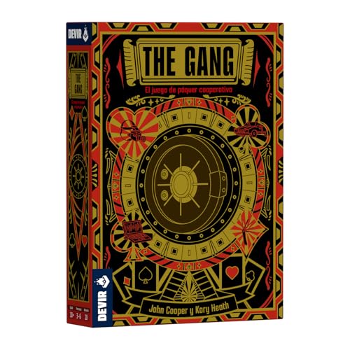 Devir - The Gang – Juego de Mesa Cooperativo de Estrategia y Póker | Juego de Cartas para Adultos y Familias | Robo en Equipo y Coordinación de Ladrones Profesionales