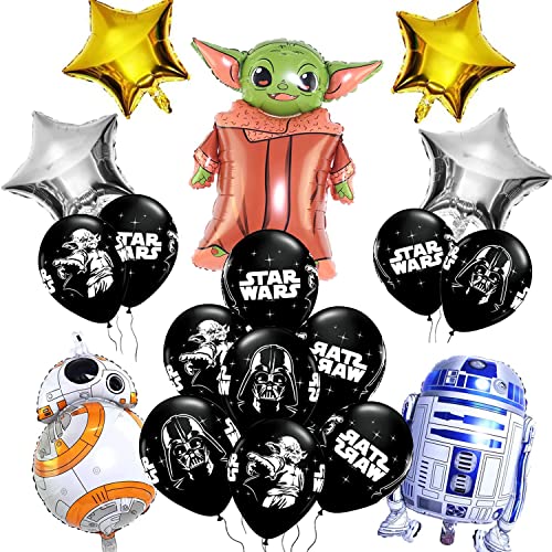 Globos De Star Wars, 19 piezas Fiesta de globos de...