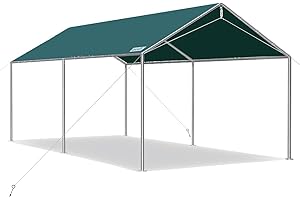 Quictent 10x17 Outdoor Canopy with Sturdy Galvanized Steel Frame