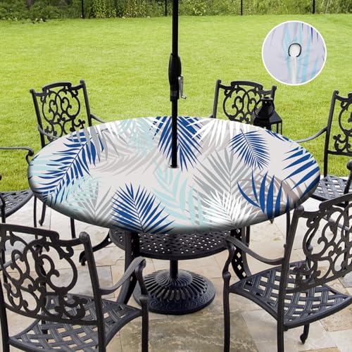 Asxhif Round Zippered Tablecloth