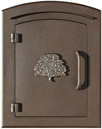Manchester Security Drop Chute Mailbox - Bronze - 12in.