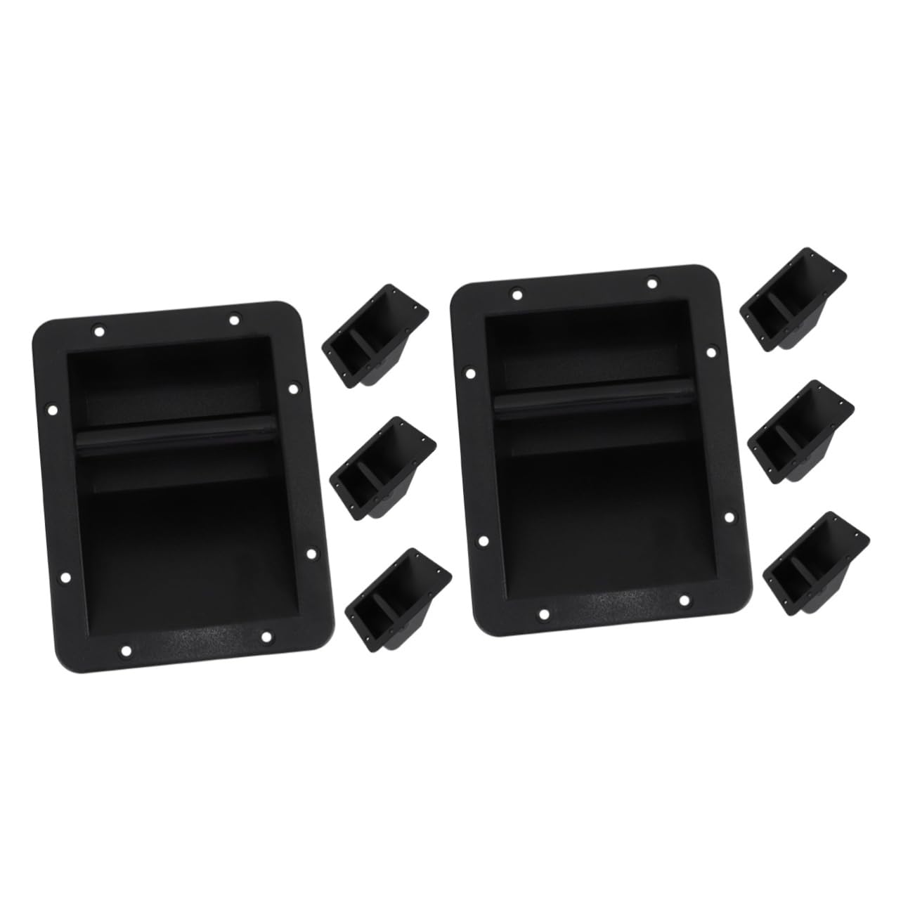 Mipcase 8pcs Plastic Speaker Handle for Easy Carrying Lightweight Sound Handle Replacement for Amplifiers and Speaker Cabinets Comfortable Grip Design for Stage and Use