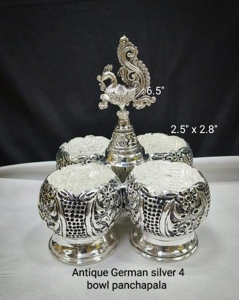 Amazon.com: indiancraftsbykanika German Silver Antique Finish 4