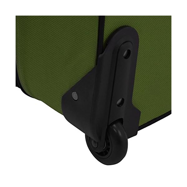 U.S. Traveler Rio Rugged Fabric Expandable Carry-on Luggage Set, Red, One Size, Rio Rugged Fabric Expandable Carry-on Luggage Set