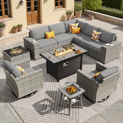 ovios 10-Piece with Swivel Chairs