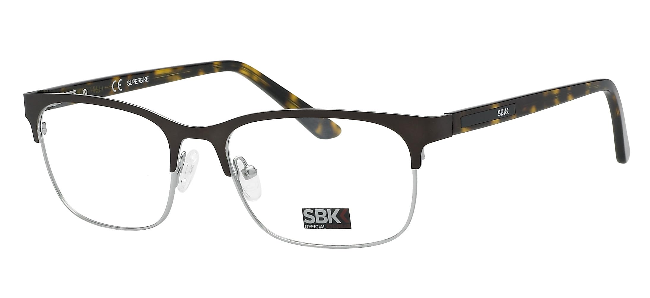 Superbike Okulary korekcyjne SB433 SBK męskie oprawki sportowe, Brązowy