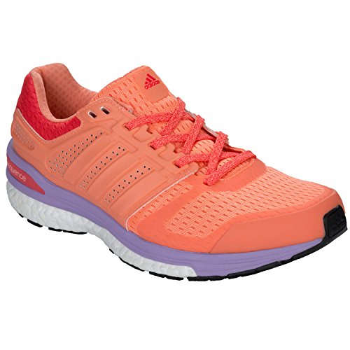 adidas Damen Supernova Sequence Boost 8 Laufschuhe, Orange Sun Glow S16 Sun Glow S16 Shock Red S16