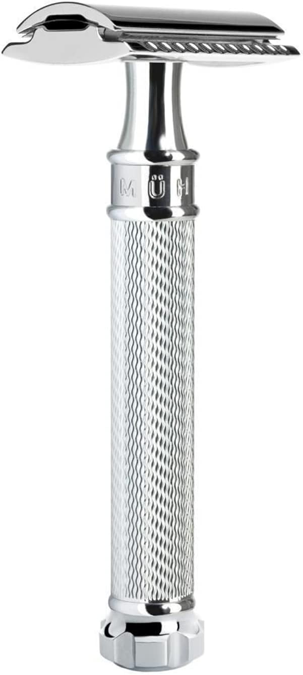 MUEHLE Safety Razor Twist with Closed Comb, Handle Material Chrome Plated, 1 Pound