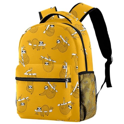 Sac à dos d'école multicolore à bretelles confortables 40cm