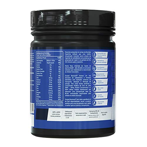 Suplemento Pós Treino Exceed Restore 4 Pote Laranja 900g
