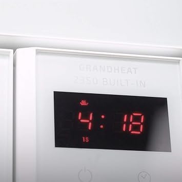 Cecotec GrandHeat 2350 Built-In White Digital Built-In Microwave 900W, Built-in, 23 Liters, Grill, 9 Preset Functions, Quick Start, Timer