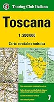 Tuscany (Toscana), Regional Road Map 8836569048 Book Cover