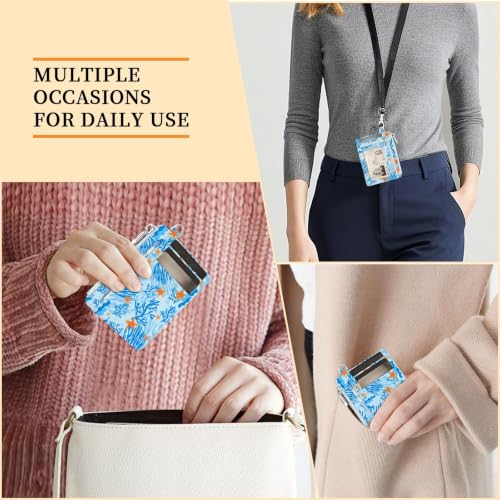 Image of Hancynir Ocean Sea Starfish Slim Wallet Women Credit Card Holder RFID Small