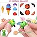 150 Pack Animal Erasers for Kids Puzzle Pencil Erasers 3D Mini Eraser Toys for Classroom Prizes Game Reward Easter Egg Fillers Goodie Bag Stocking Stuffers Treasure Box Party Favors for Kid Gifts