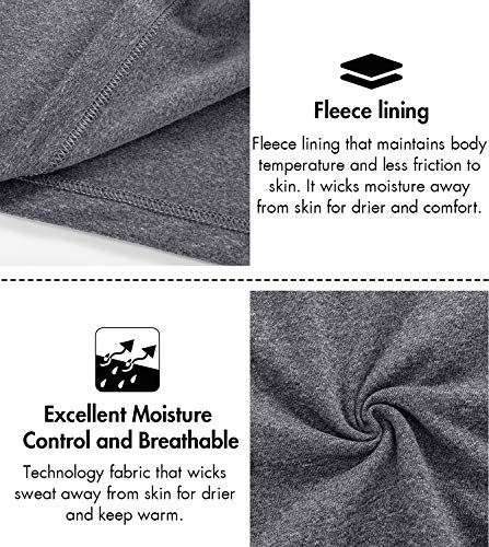 image for LAPASA Men's Thermal Underwear Pants Fleece Lined Long Johns Leggings 