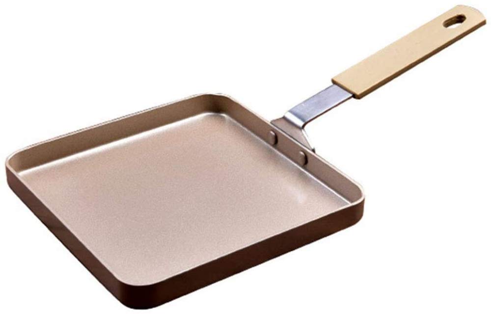 Padella Quadrata Per Crepe Antiaderente, Padella Per Griglia Con Base In Acciaio Al Carbonio Resistente Per Induzione Compatibile Per Torte Da Forno, Uova Per Friggere, Mini Pentole